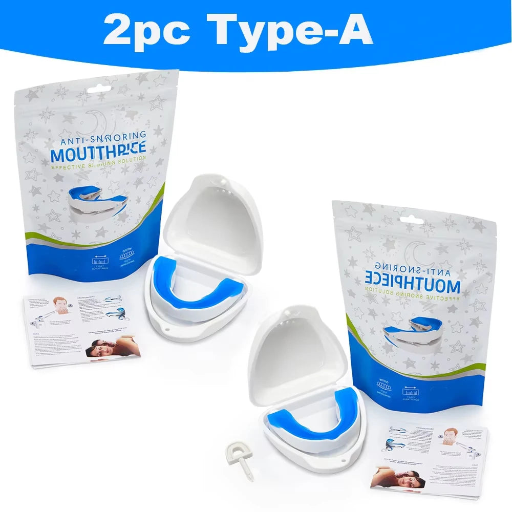 Anti Snoring Bruxism Mouth Guard Snoring Prevention Sleeping Aid Apnea Guard Teeth Device Mouthpiece Anti Snore Stop Mouth Guard My Store