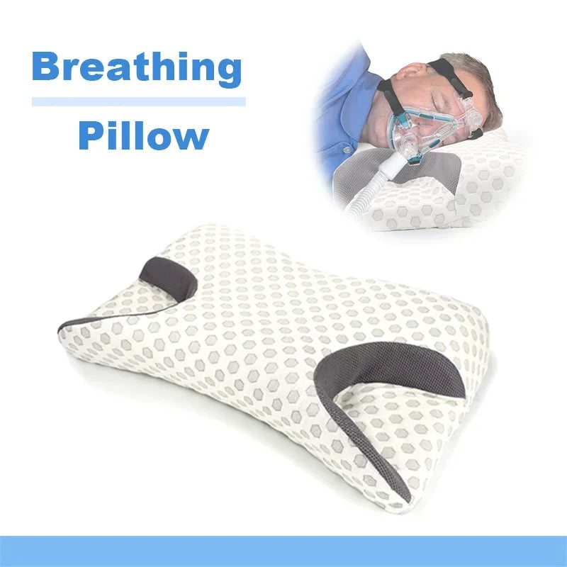 Odorless Contour CPAP Functional Pillow for Medical/Patient/Hospital Using Memory Foam Pillow Dream Tech Sleep