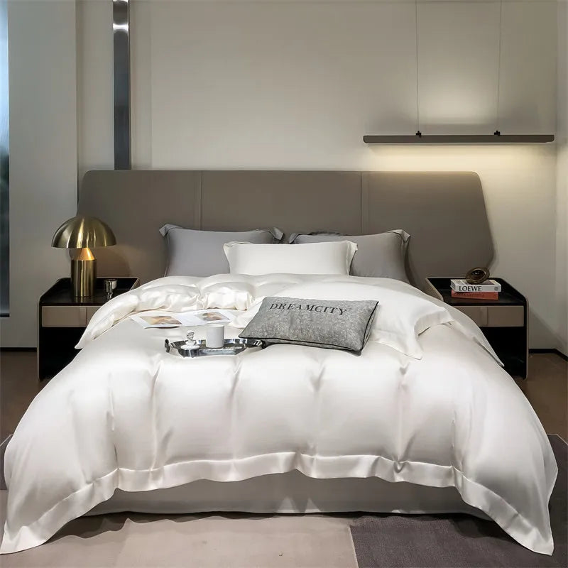 Pure Bamboo Bedding Set | Organic Luxury Duvet Cover, Bed Sheet, Pillowcase Dream Tech Sleep