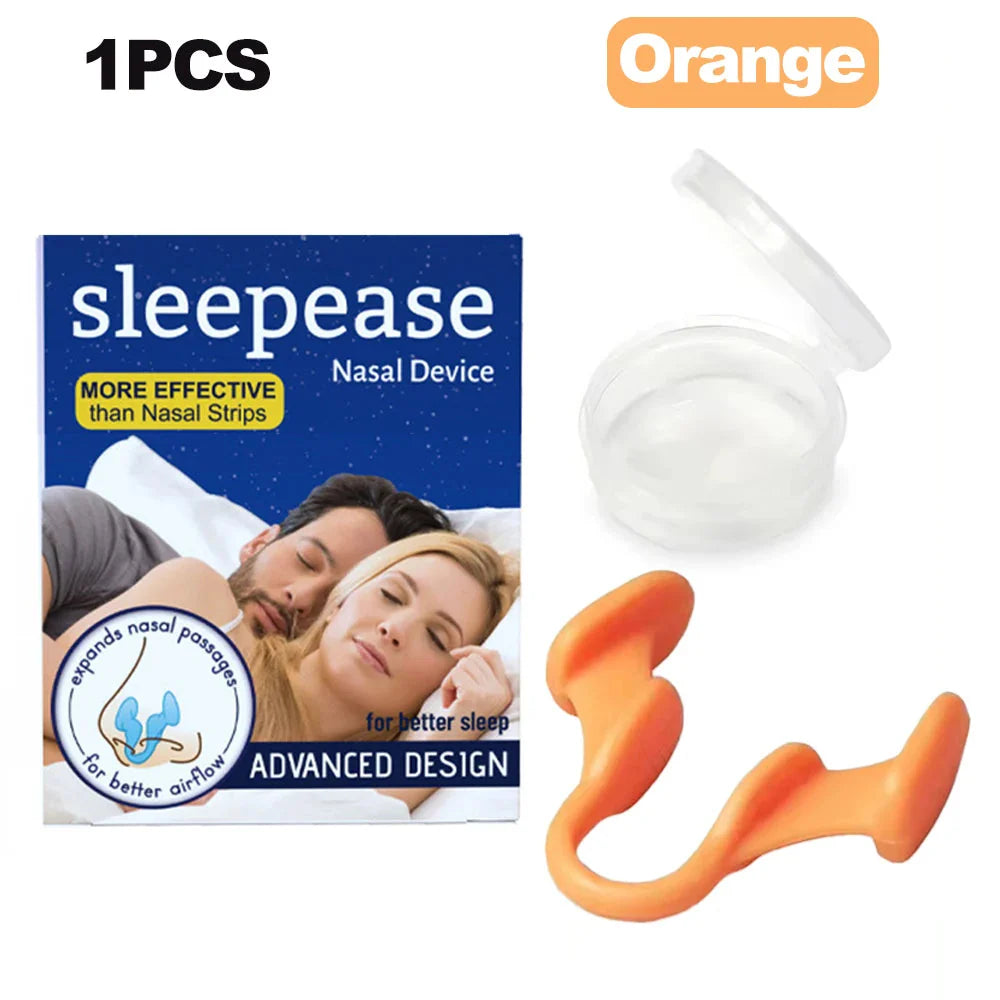 1~2Pcs Silicone Nose Clip Anti Snoring Nasal Dilator Stop Snore Aid Easy Breathe Improve Sleeping Rhinitis Dream Tech Sleep