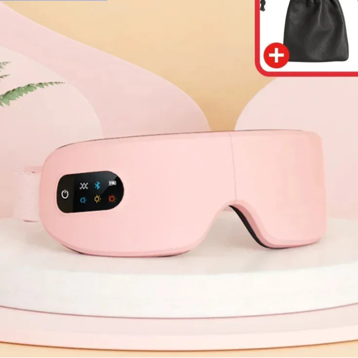 MUKASI Eye Massager with Vibration Bluetooth Music, Smart Massage Eye Mask for Eye Relax, Reduce Eye Strain, Improve Sleep Dream Tech Sleep