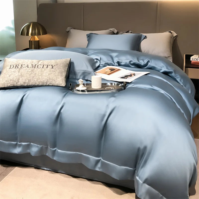 Pure Bamboo Bedding Set | Organic Luxury Duvet Cover, Bed Sheet, Pillowcase Dream Tech Sleep