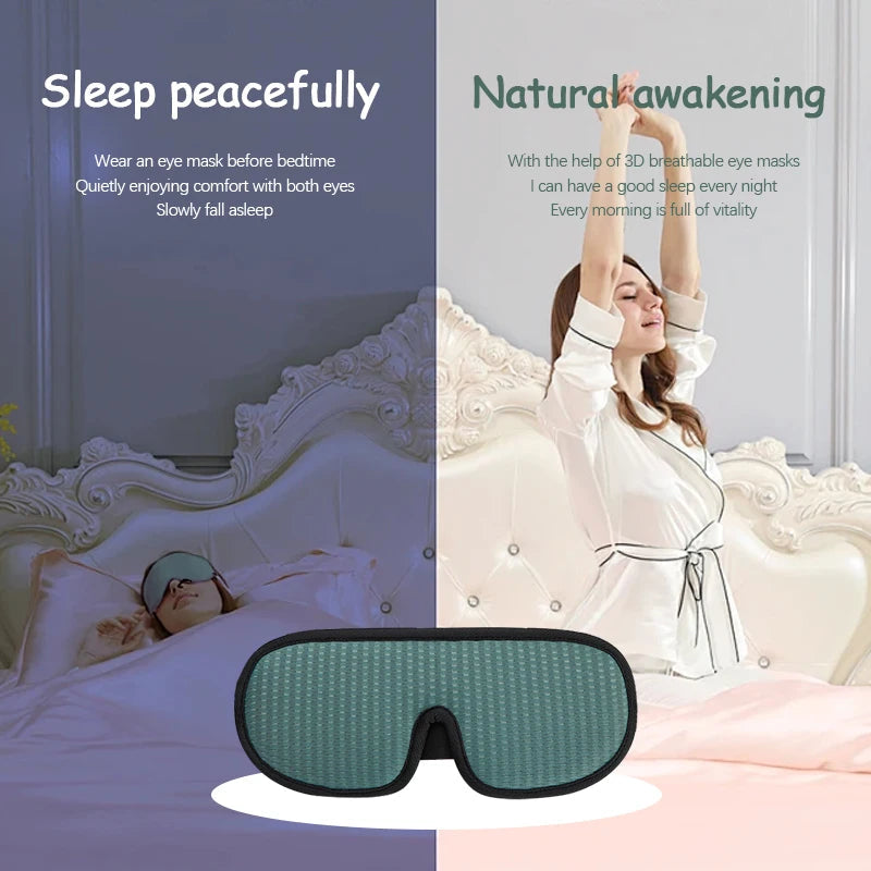 3D Eye Mask – Breathable Padded Sleep Mask with Adjustable Strap  My Store