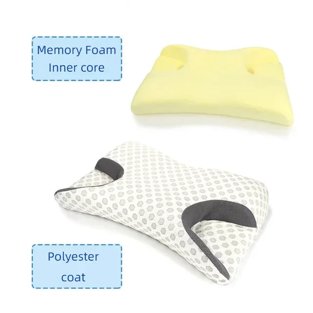 Odorless Contour CPAP Functional Pillow for Medical/Patient/Hospital Using Memory Foam Pillow Dream Tech Sleep