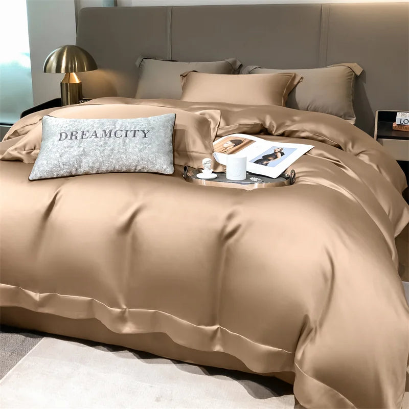 Pure Bamboo Bedding Set | Organic Luxury Duvet Cover, Bed Sheet, Pillowcase Dream Tech Sleep