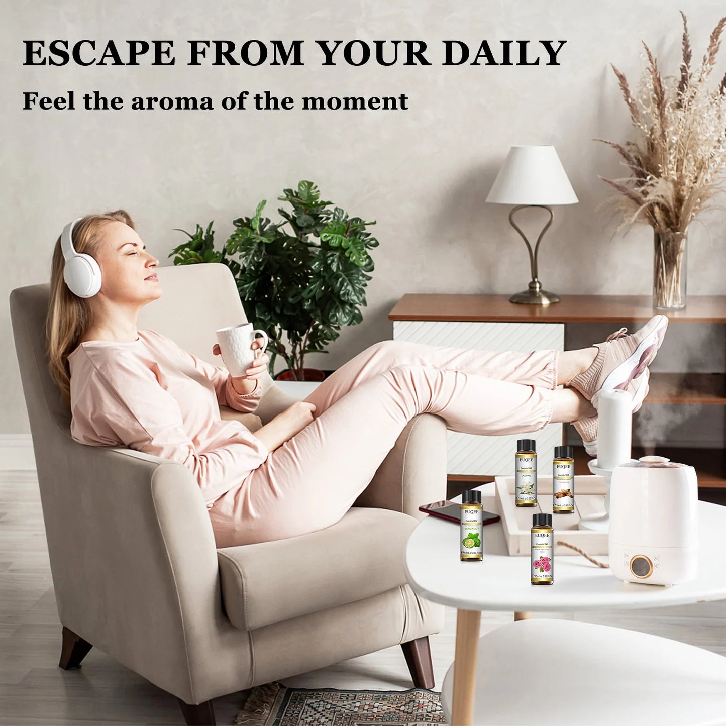 Palo Santo Essential Oil Set - With Dropper, Lavender, Vanilla & More Dream Tech Sleep