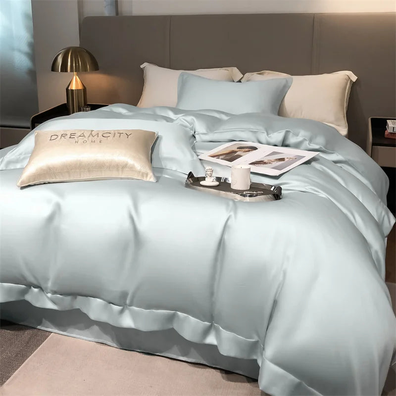 Pure Bamboo Bedding Set | Organic Luxury Duvet Cover, Bed Sheet, Pillowcase Dream Tech Sleep