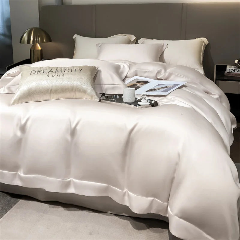 Pure Bamboo Bedding Set | Organic Luxury Duvet Cover, Bed Sheet, Pillowcase Dream Tech Sleep