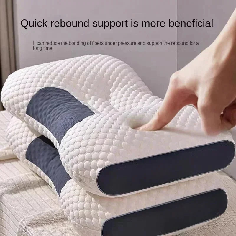 3D Orthopedic Neck Pillow - Ergonomic Contour Support for All Sleepers  Dream Tech Sleep