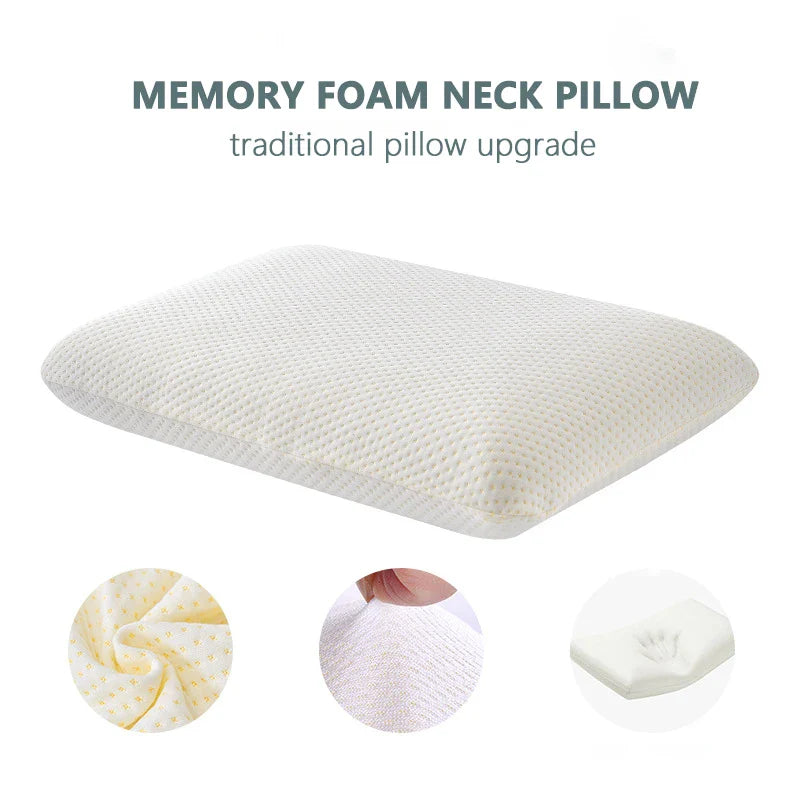 Bamboo Fiber Memory Foam Pillow – Slow Rebound Cervical