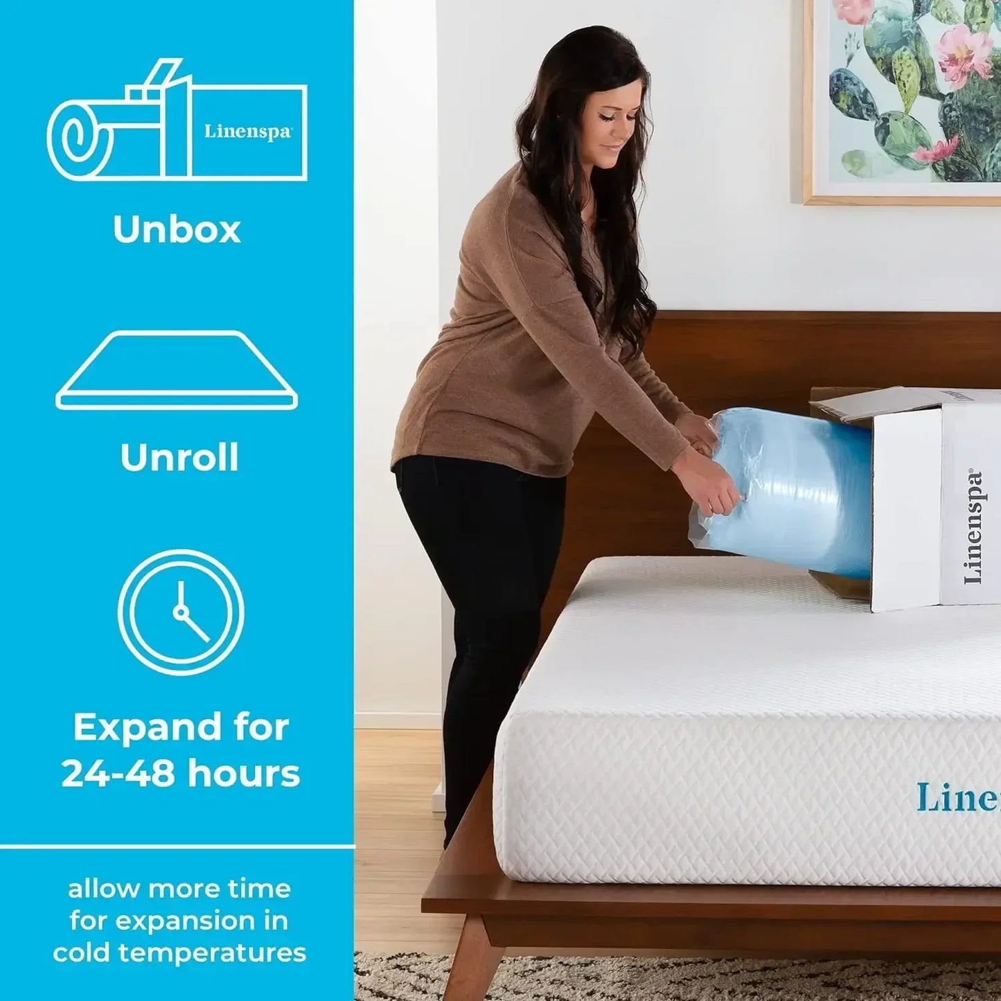 Gel Infused Memory Foam Mattress Topper – Cooling Full Mattress Pad Dream Tech Sleep