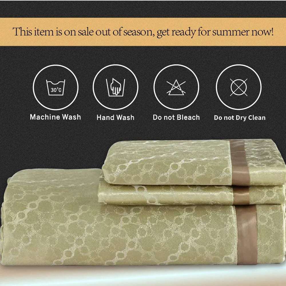 Bamboo Cotton Sateen Silk Bedding Set |Bed Linens, Pillowcase, Duvet Cover Dream Tech Sleep