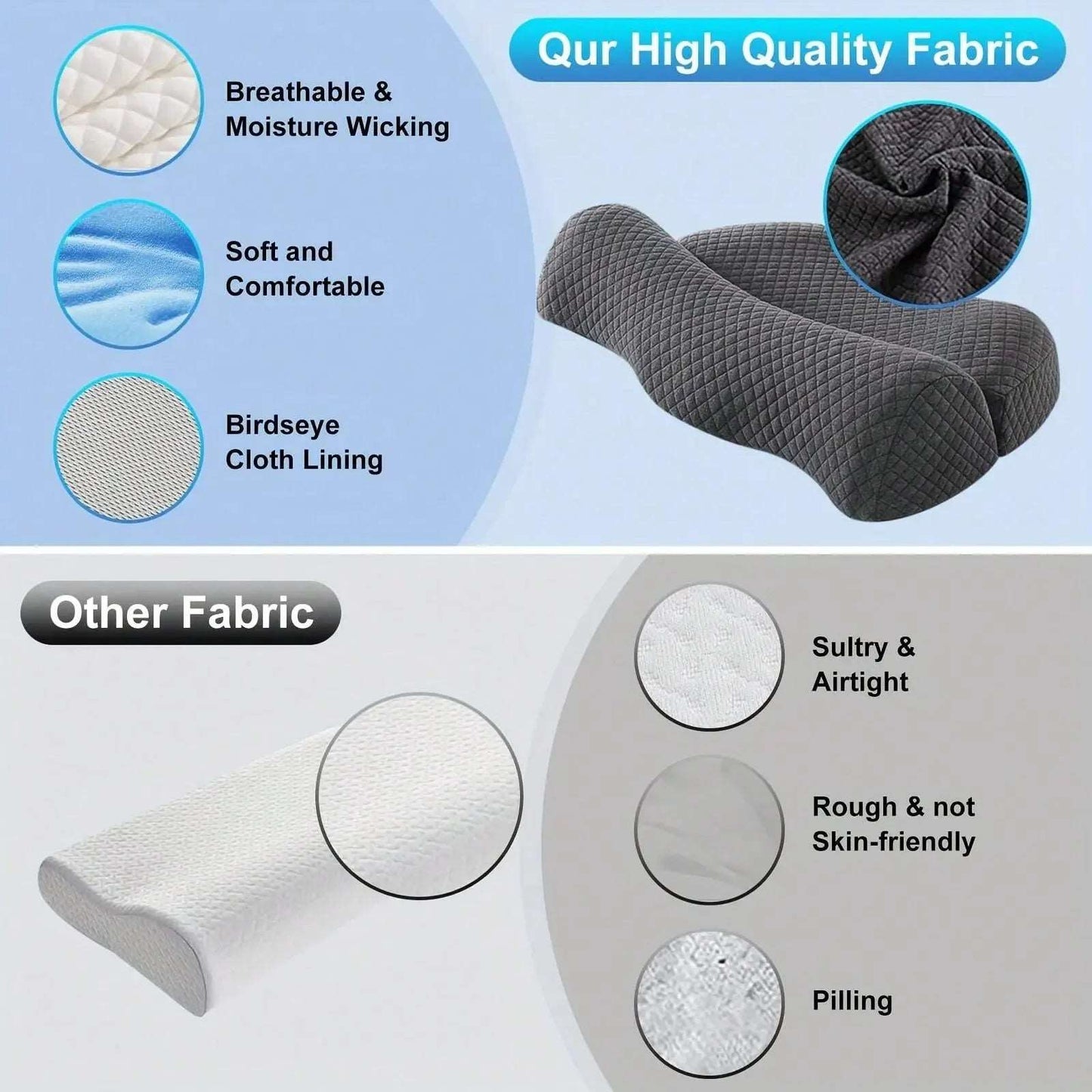 Adjustable Memory Foam Neck Pillow Dream Tech Sleep