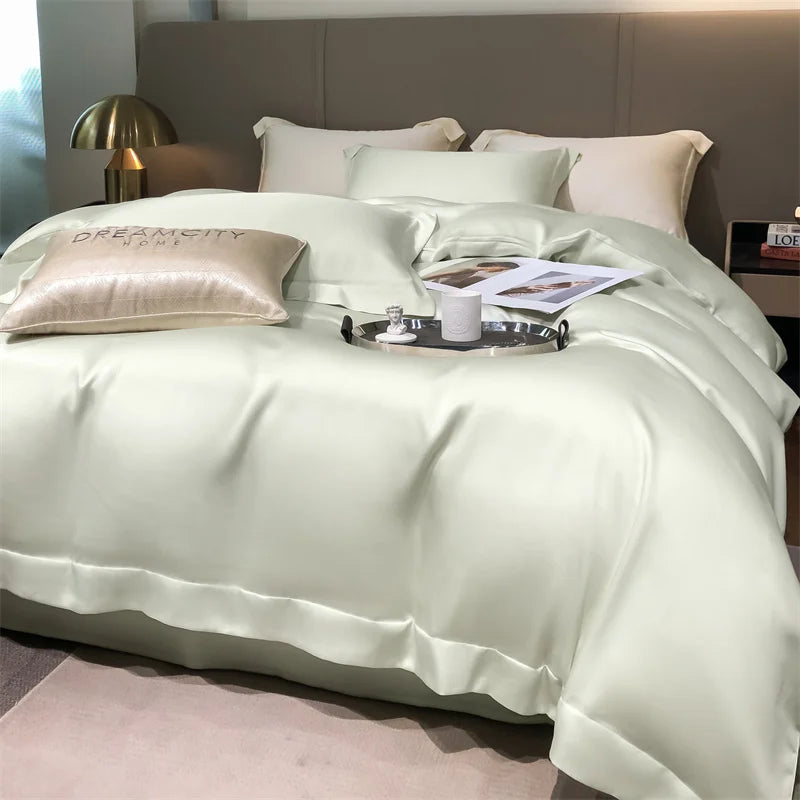 Pure Bamboo Bedding Set | Organic Luxury Duvet Cover, Bed Sheet, Pillowcase Dream Tech Sleep