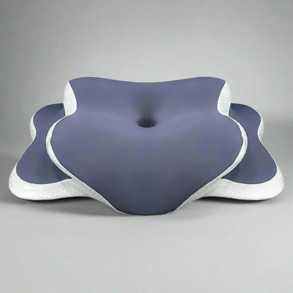 Memory Foam Pillow Cervical Pillow Neck Pain Relief Contour Ergonomic Orthopedic Neck Support for Side Back Stomach Sleeper GiftΒ Dream Tech Sleep