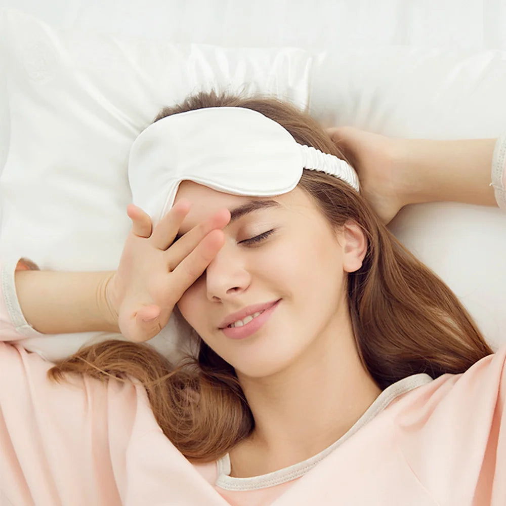 Imitated Silk Eye Mask | Breathable, Soft Comfort for Sleep & Travel Dream Tech Sleep