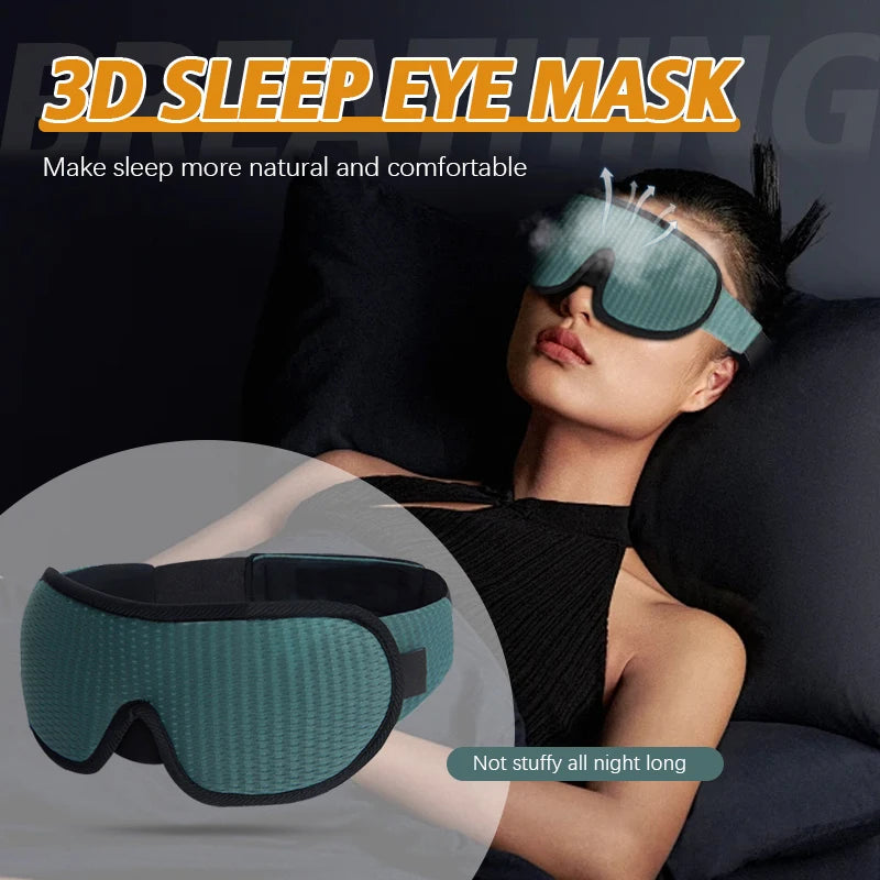 3D Eye Mask – Breathable Padded Sleep Mask with Adjustable Strap  My Store