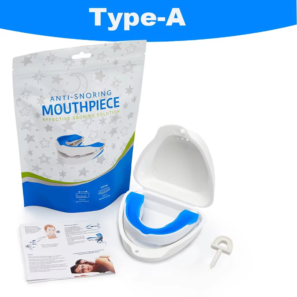 Anti Snoring Bruxism Mouth Guard Snoring Prevention Sleeping Aid Apnea Guard Teeth Device Mouthpiece Anti Snore Stop Mouth Guard My Store