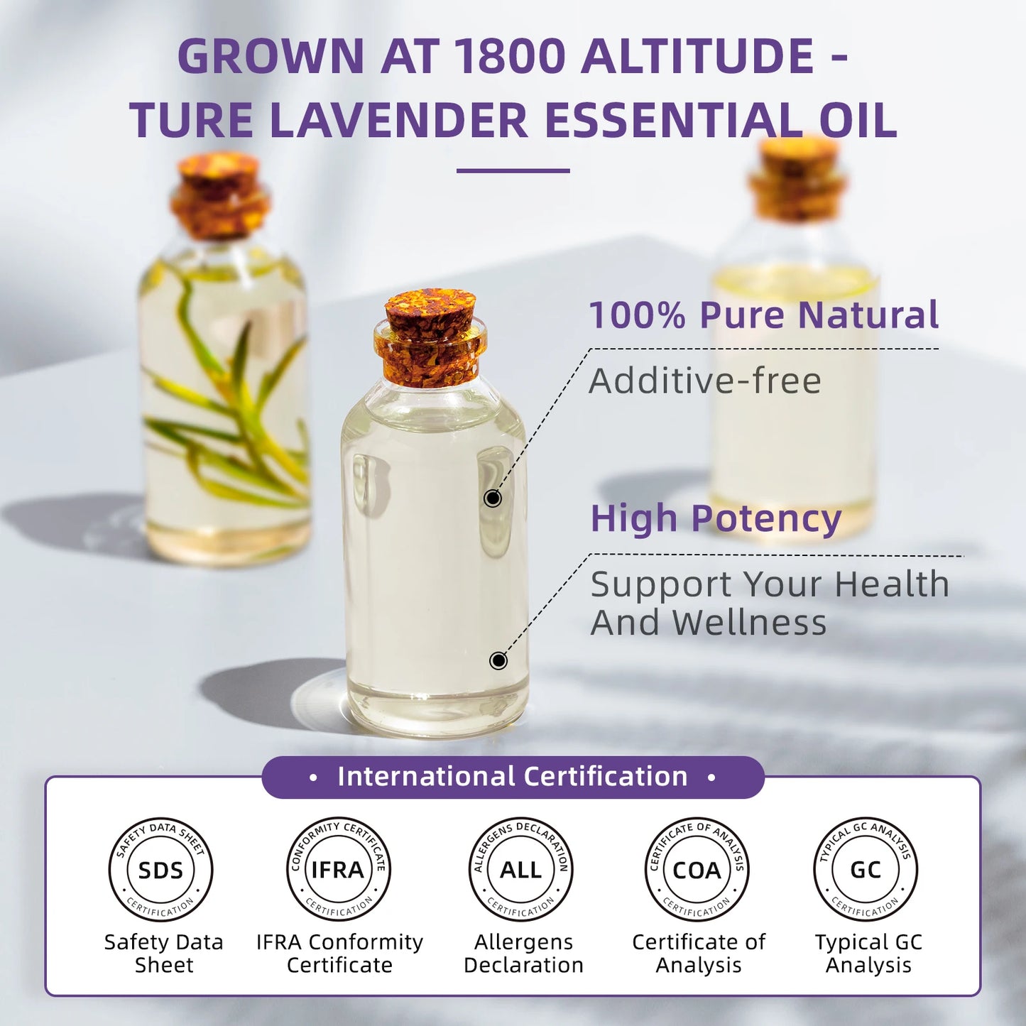 Lavender Essential Oils, 100% Pure for Aromatherapy Dream Tech Sleep