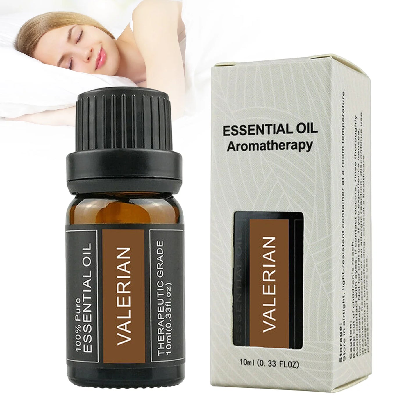 Valerian Essential Oil - Natural Sleep Aid for Home, Office, Travel Dream Tech Sleep