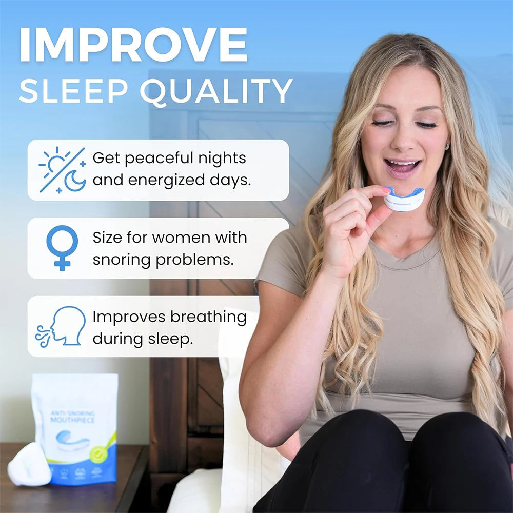 Anti-Snoring Mouthpiece – Adjustable Night Mouth Guard for Snoring My Store