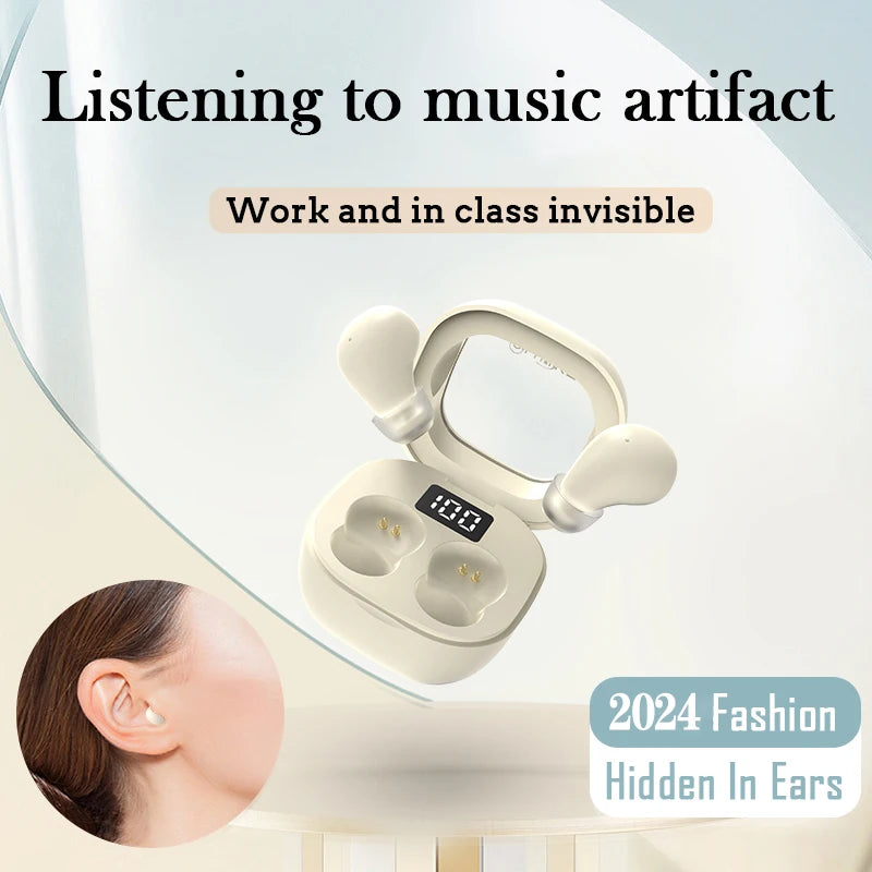 Small, Invisible, Comfortable Bass Earbuds for All Phones Dream Tech Sleep