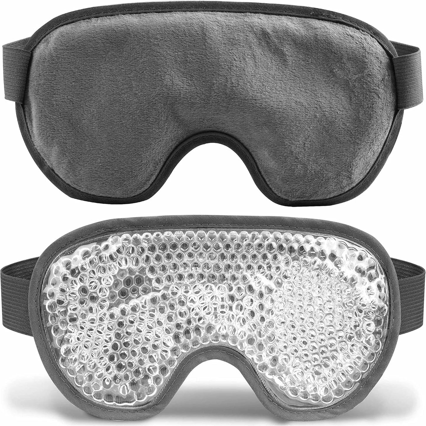 PVC Eye Mask Cooling Eye Mask Hot Cold Compress Gel Beads Eye Mask for Puffy Eyes Dark Circles Reduce Eyes Dry Sleep Eyes Mask My Store