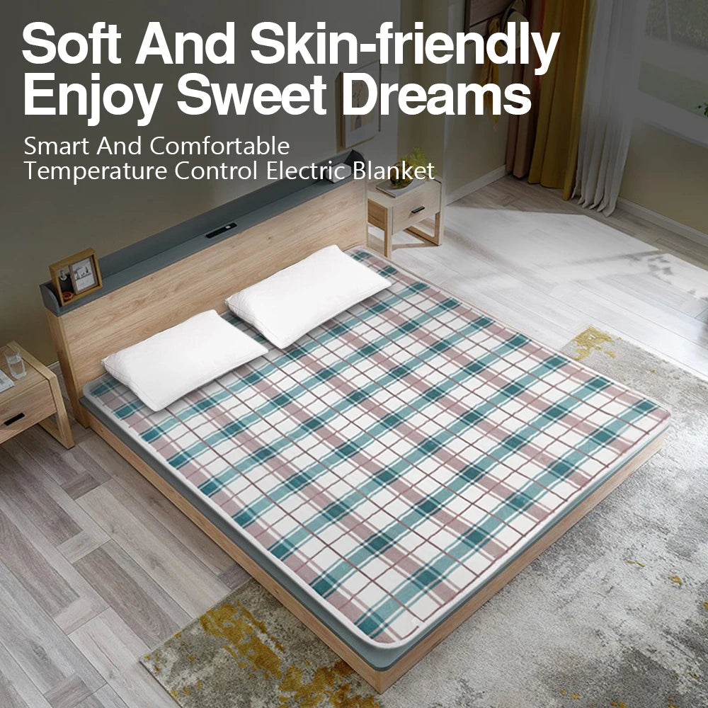 110V 220V Electric Blanket Thicker Heaters Home Bed Sheet Thermal Mat Heating Mattress Winter Thermostat Double Body Warmer Pads Dream Tech Sleep