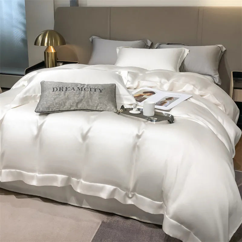 Pure Bamboo Bedding Set | Organic Luxury Duvet Cover, Bed Sheet, Pillowcase Dream Tech Sleep
