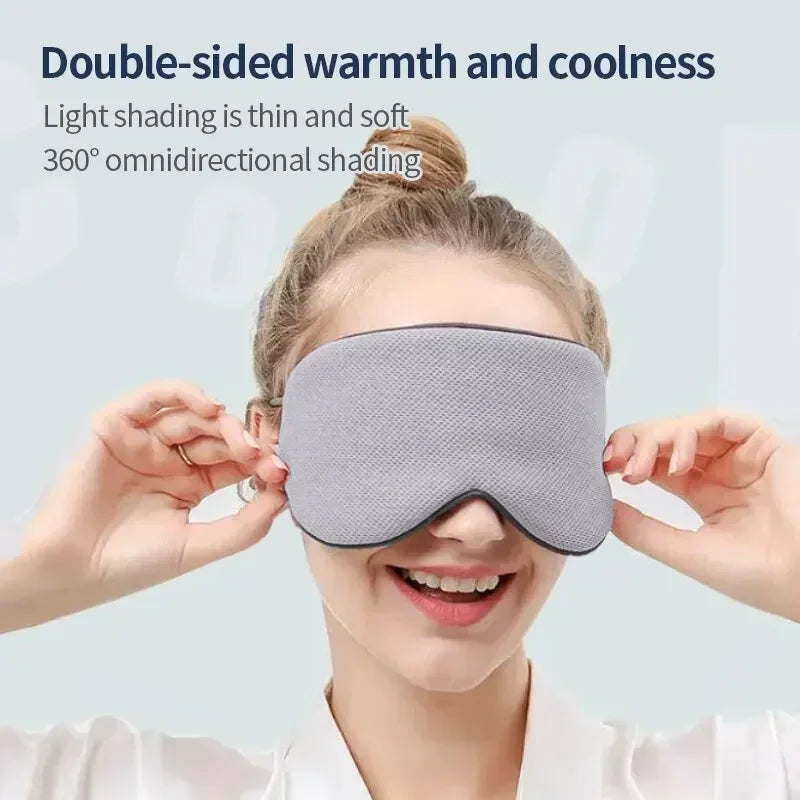 Silk Cotton Padded Eye Mask | Full Cover Light Block, Warm & Cold Dream Tech Sleep