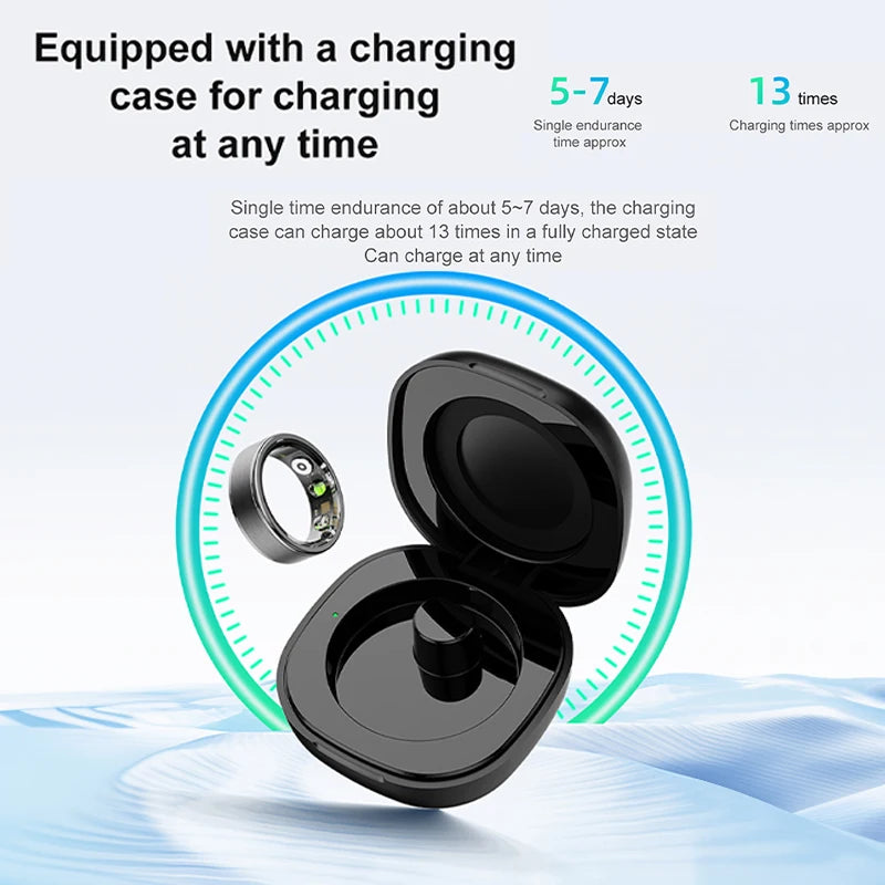 Smart Ring | Sleep Health Monitoring, IP68 & 3ATM Waterproof Dream Tech Sleep