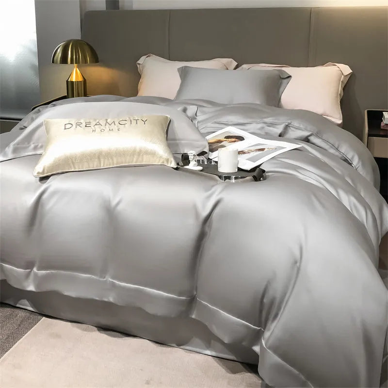 Pure Bamboo Bedding Set | Organic Luxury Duvet Cover, Bed Sheet, Pillowcase Dream Tech Sleep