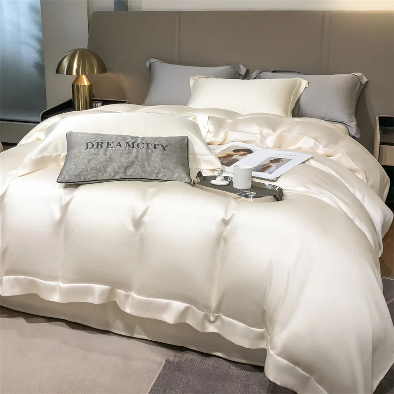 Pure Bamboo Bedding Set | Organic Luxury Duvet Cover, Bed Sheet, Pillowcase Dream Tech Sleep