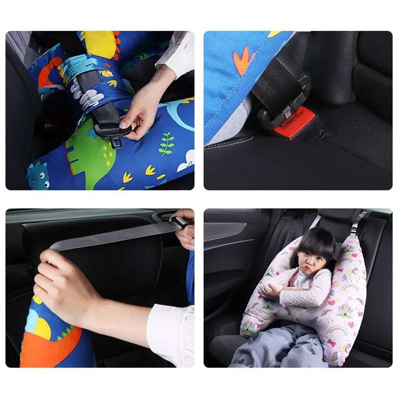 Adorable Kids Animal Travel Pillow for Comfy Journeys Dream Tech Sleep
