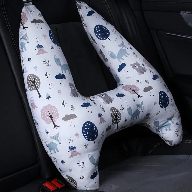 Adorable Kids Animal Travel Pillow for Comfy Journeys  Dream Tech Sleep