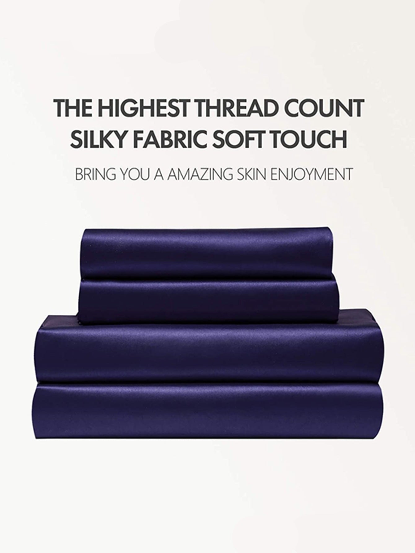 Four-piece Set Of Silk Bedding Sheets And Fitted Sheets Dream Tech Sleep