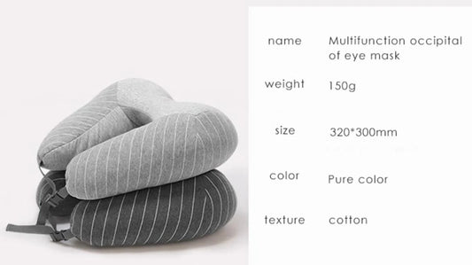 Travel Pillow With Eye Mask Dream Tech Sleep