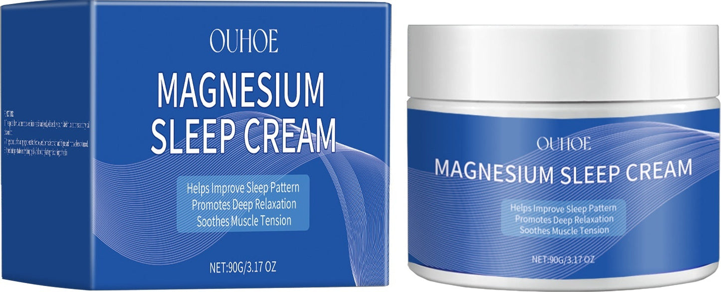 Magnesium Sleep Cream - Natural Sleep Aid for Restful Nights Dream Tech Sleep
