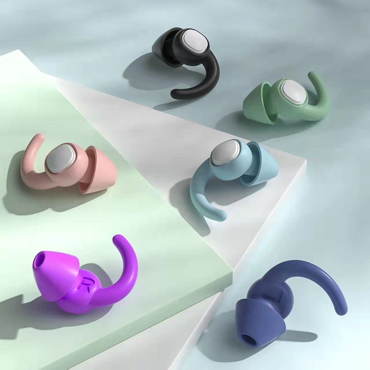 Silicone Noise-reducing Earplugs Noise Protection Dream Tech Sleep