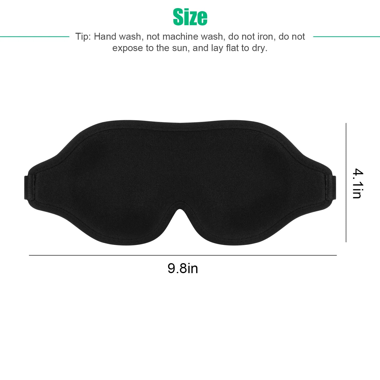 3D Travel Silk Eye Mask Sleeping Soft Padded Shade Cover Rest Relax Blindfold Men Women Night Sleeping Mask Cover Eye  Dream Tech Sleep