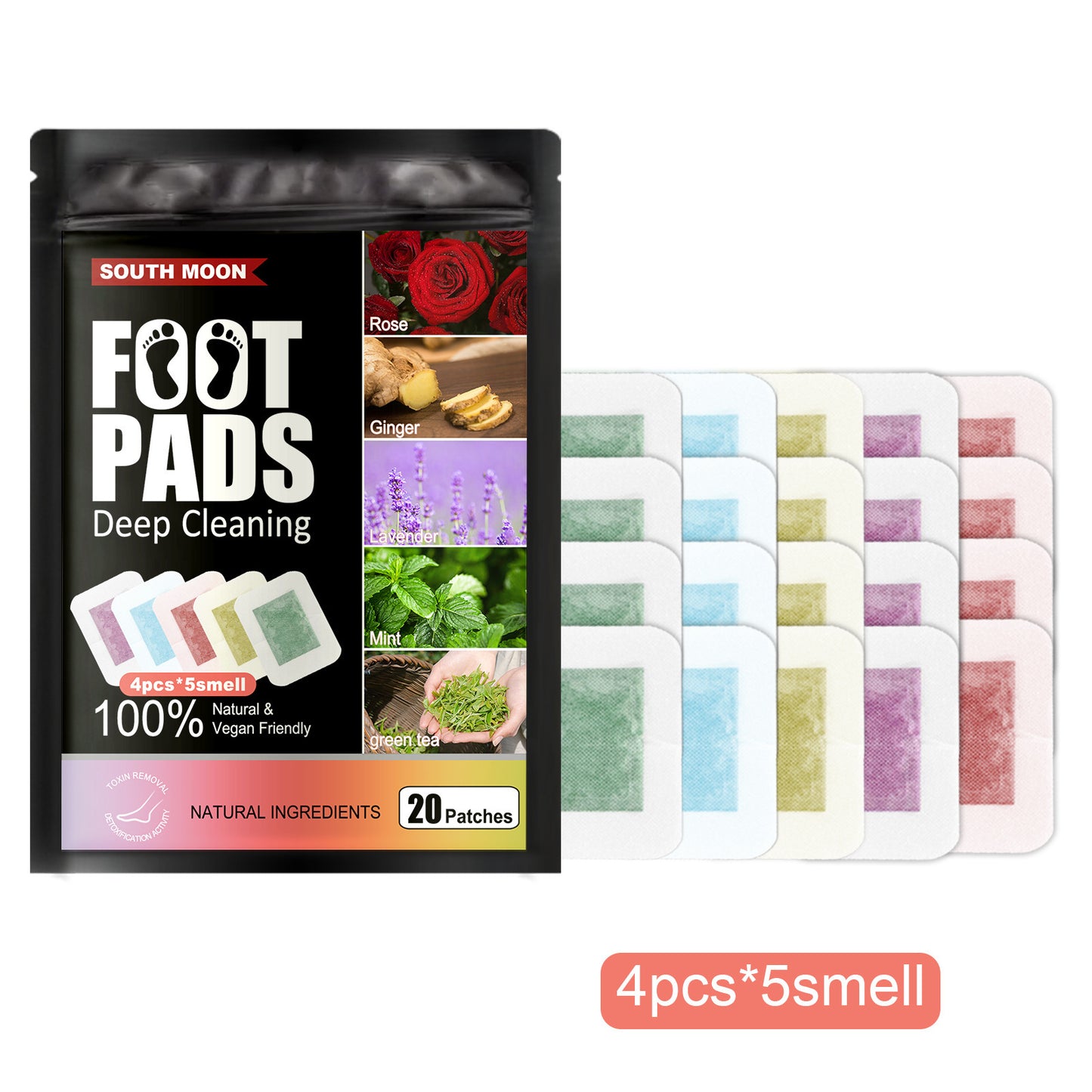 Natural Plant Foot Patch - Stress Relief & Sleep Aid Detox Pads Dream Tech Sleep