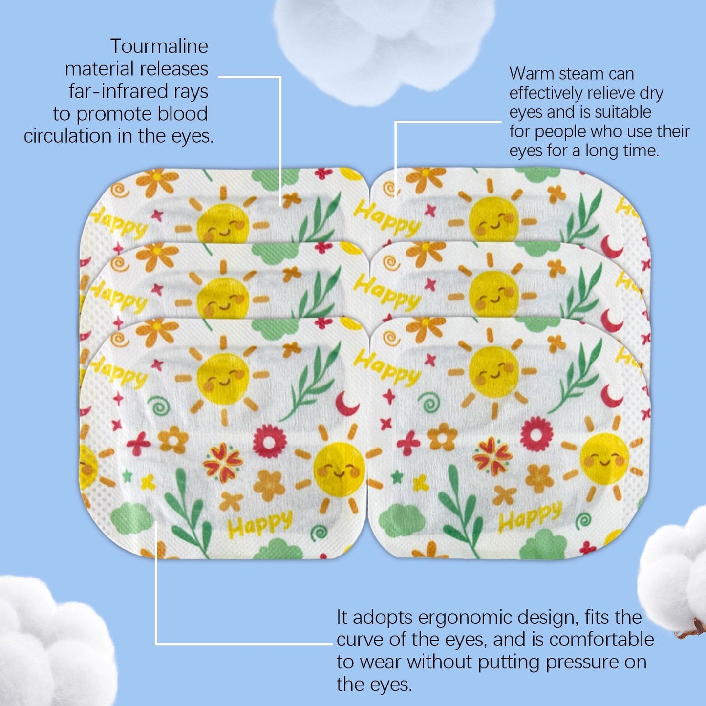 Sleep Steam Eye Mask - Soothing Relief for Tired Eyes Dream Tech Sleep