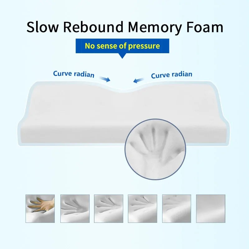 Memory Foam Pillow for Neck Pain Relief Dream Tech Sleep