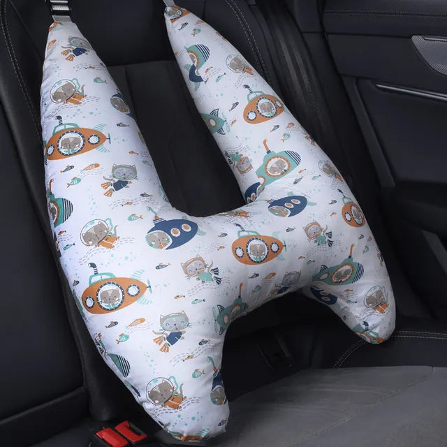 Adorable Kids Animal Travel Pillow for Comfy Journeys Dream Tech Sleep