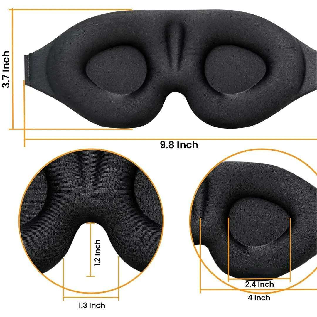 2 Pack 3D Eye Mask for Travel Dream Tech Sleep