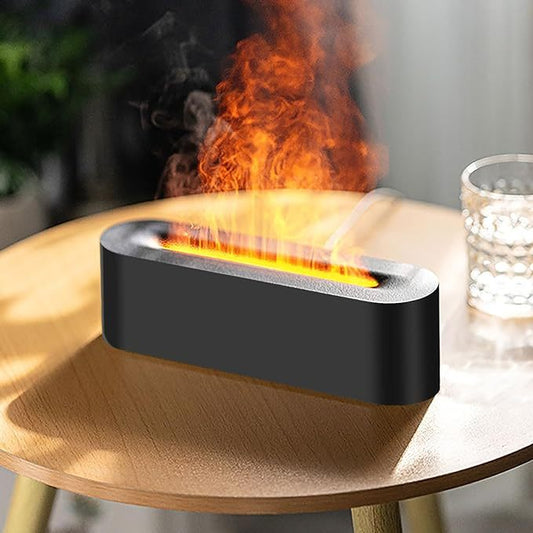 Flame Essential Oil Diffuser | 7-Color Lights, Aromatherapy, Humidifier, 150ml  Dream Tech Sleep