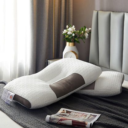 Light Luxury SPA Massage Pillow Single Pillow Core Neck Protection Adult Sleep Pillow Fiber Zone Massage Cervical Pillow Dormito  Dream Tech Sleep