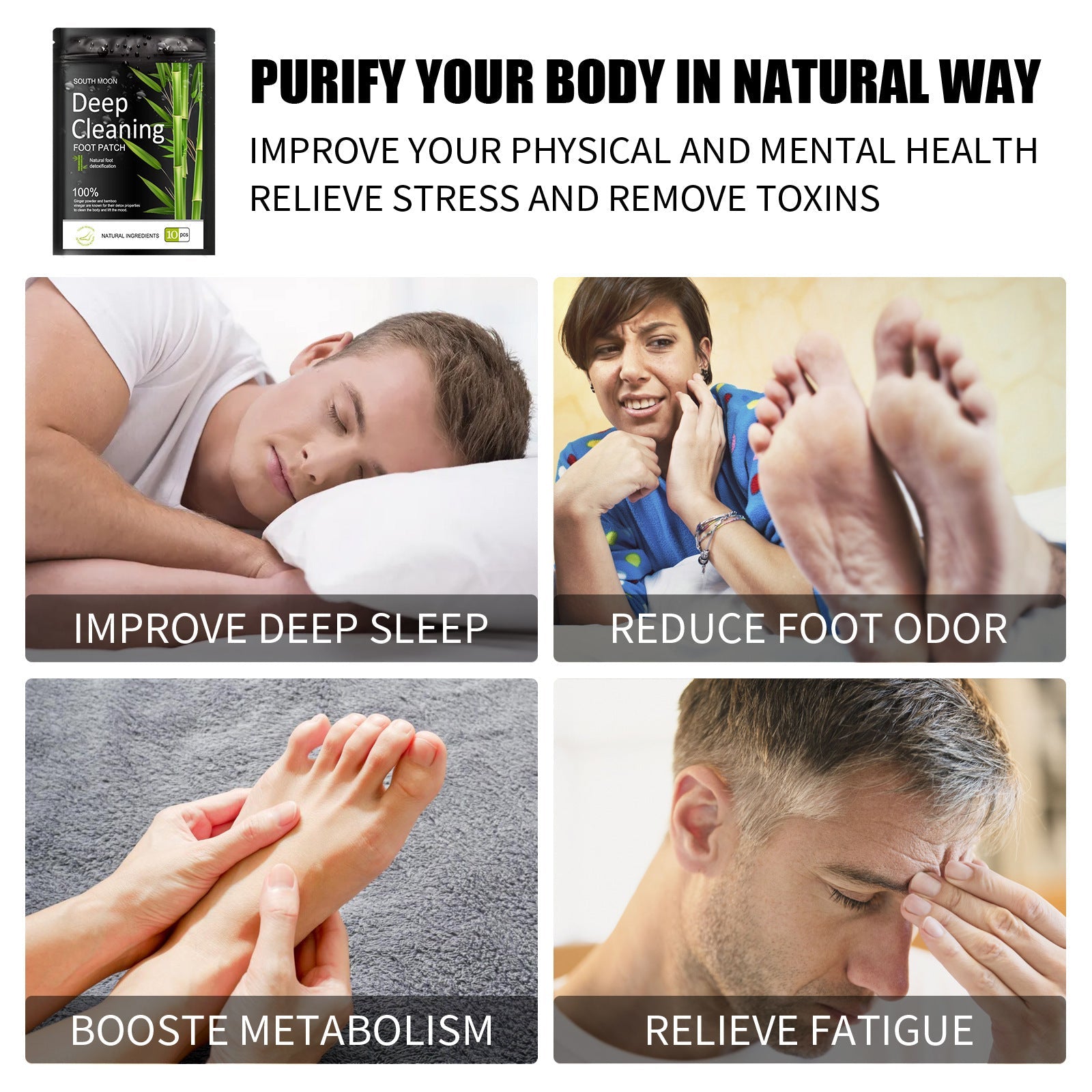 Moxibustion Soothing Fatigue Sleep Care Foot Patch  Dream Tech Sleep