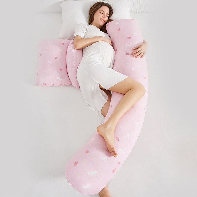 C-Shaped Maternity Pregnancy Body Pillow for Breastfeeding, Ergonomic Support  Dream Tech Sleep