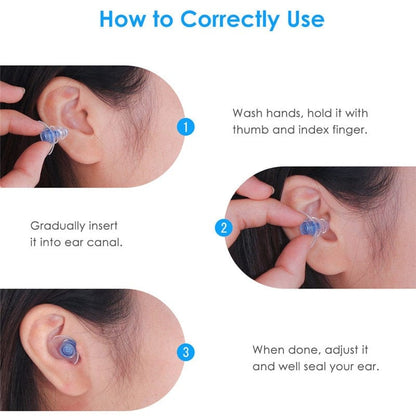 Noise Reduction And Sound Isolation Earplugs Concert High Fidelity Filter Earplugs Wholesale Blue Filter Earplugs Double Tail  Dream Tech Sleep